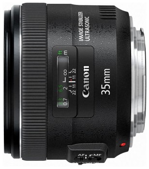Canon EF 35mm f/2 IS USM Obiektyw 35 mm dla fotografów korzystających z fotografowania z ręki przy słabym oświetleniu.
